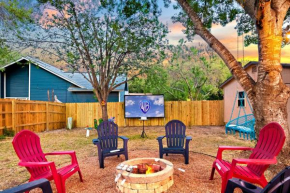 Outdoor movie seaworld house